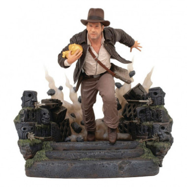 Figura Indiana Jones Escapando con el ídolo    en Busca del Arca Perdida  DIAMOND SELECT TOYS