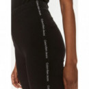 Legging CALVIN KLEIN Negro Logo