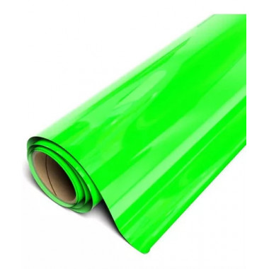 Papel adhesivo fluorescente verde