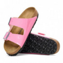 Calzado BIRKENSTOCK Arizona Birko-flor Esmaltado Patent Candy Pink/black