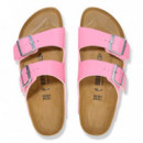 Calzado BIRKENSTOCK Arizona Birko-flor Esmaltado Patent Candy Pink/black