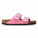 Calzado BIRKENSTOCK Arizona Birko-flor Esmaltado Patent Candy Pink/black