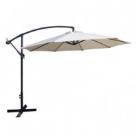 Parasol Colgante Beige 3 Metros DONNA GARDEN