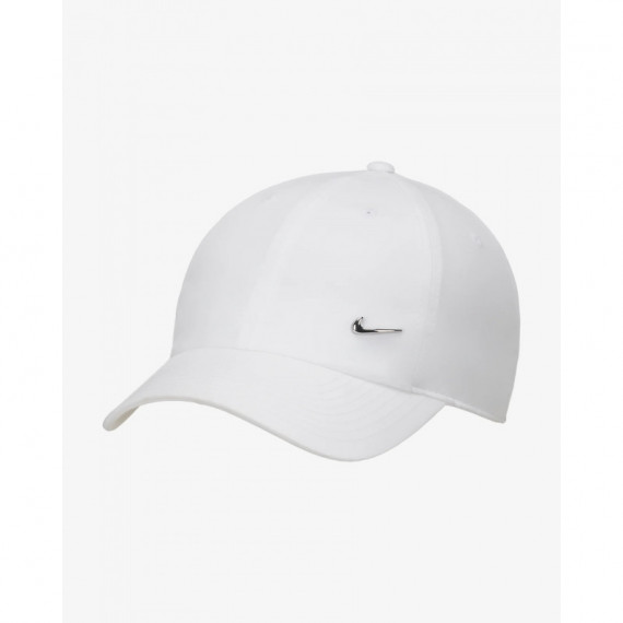 Gorra NIKE Blanca Logo Metalico