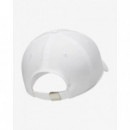 Gorra NIKE Blanca Logo Metalico