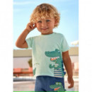 Camiseta M/c Play "croco" 01022-019 MAYORAL