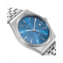 CASIO Coleccion MTP-B145D-2A2VEF Reloj Analogico Acero Inox con Esfera Azul ,fecha ,resist Al Agua