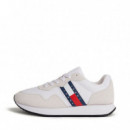 Zapatillas Estilo Running Modern de ante  TOMMY HILFIGER