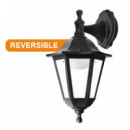 Farol Plástico Led Reversible Negro Serie Fanar AIRMEC