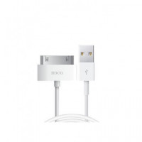 HOCO Cable Datos para Iphone 4 Toma Ancha X1 Blanco 1MTR