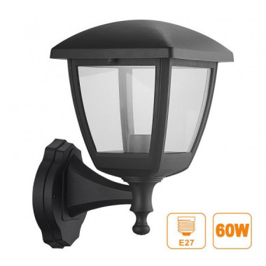 Farol Plástico Negro Serie Mojacar AIRMEC