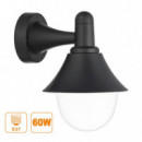 Farol Plástico Reversible Negro Serie Morella AIRMEC