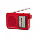 AIWA Radio Portatil Analogica Am/fm RS-55/RD Rojo