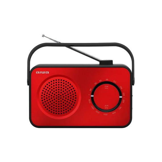 AIWA Radio Portatil Am/fm Recargable R-190BRD Rojo