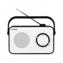 AIWA Radio Portatil Am/fm Recargable R-190BW Blanco