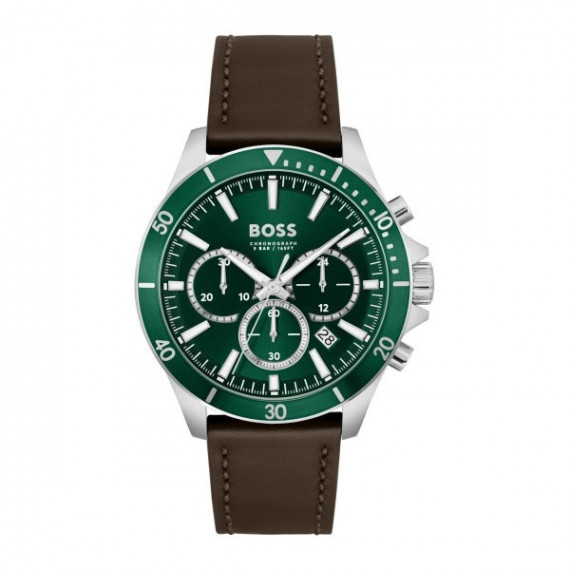 Reloj C/marron E/ Verde  BOSS