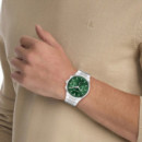 Reloj Plateado E/verde  CALVIN KLEIN