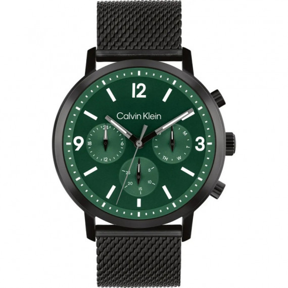 Reloj C/milanesa Negra E/verde  CALVIN KLEIN