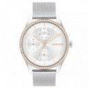 Reloj  C/milanesa Plateada  CALVIN KLEIN