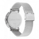 Reloj C/milanesa Plateada  CALVIN KLEIN