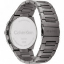 Reloj Plateado E/azul  CALVIN KLEIN