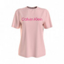 Camiseta Crew Neck con Logo  CALVIN KLEIN