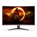 Monitor Gaming AOC 32" Fhd Curvo Negro (C32G2ZE/BK)