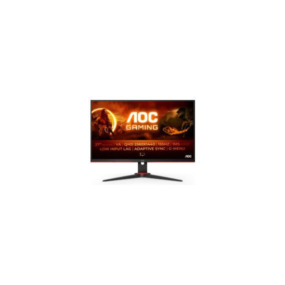 Monitor Gaming AOC 27" Va QHD Negro/rojo (Q27G2E/BK)