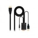 Nanocable Hdmi/m a Vga/jack/usb-a/m Negro (10.15.4350)  NANO