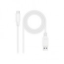 Nanocable Usb-a/m a Usb-c/m 2M Blanco (10.01.4002-W)  NANO