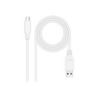 Nanocable Usb-a/m a Usb-c/m 2M Blanco (10.01.4002-W)  NANO