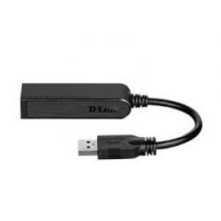 Adaptador de Red D-LINK USB 3.0 a RJ45 Negro (DUB-1312)