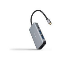 Hub Nanocable 3XUSB-A 1XUSB-C 1XDP Gris (10.16.1005)  NANO