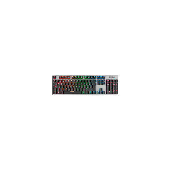 Teclado Mecánico KROM Kernel Rgb USB Negro (nxKROMkrnl)