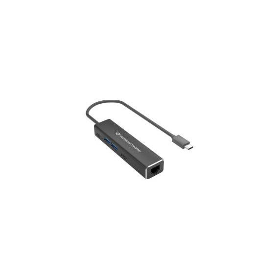 Adaptador CONCEPTRONIC Usb-c a RJ45 + Hub (ABBY14B)