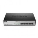 Switch D-LINK 8P 10/100/1000 Poe+ Rack 1U (DGS-1008MP)