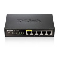 Switch D-LINK 5P 10/100 L2 Poe Negro (DES-1005P)