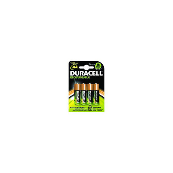 Pack 4 Pilas DURACELL Aa Recargables Nimh 1.2V (HR6-B)