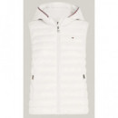 TOMMY HILFIGER - Lw Padded Global Stripe Vest - Ybh - F|WW0WW40779/YBH