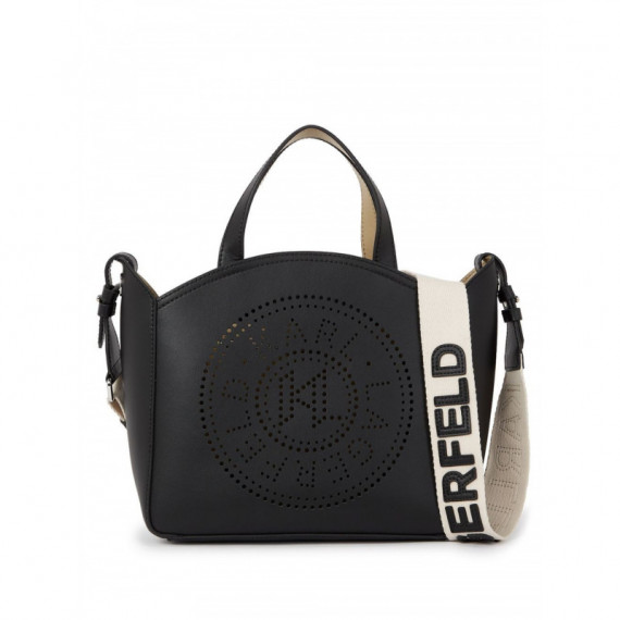 KARL LAGERFELD - K/circle Sm Tote Perforated - A999 - 241W3069/A999