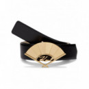 KARL LAGERFELD - K/signature Fan Md Belt - A999 - 241W3104/A999