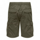 Bermudas ONLY&SONS Loc Cargo Olive Night