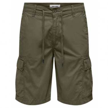 Only&Sons Pantalones Bermudas Only & Sons Loc Cargo Olive Night