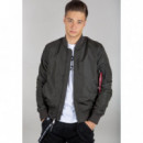 Chaquetas Hombre Chaqueta ALPHA INDUSTRIES Tipo Aviador MA-1 Tt Rep Grey