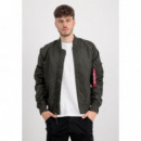 Chaquetas Hombre Chaqueta ALPHA INDUSTRIES Tipo Aviador MA-1 Tt Rep Grey