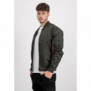 Chaquetas Hombre Chaqueta ALPHA INDUSTRIES Tipo Aviador MA-1 Tt Rep Grey