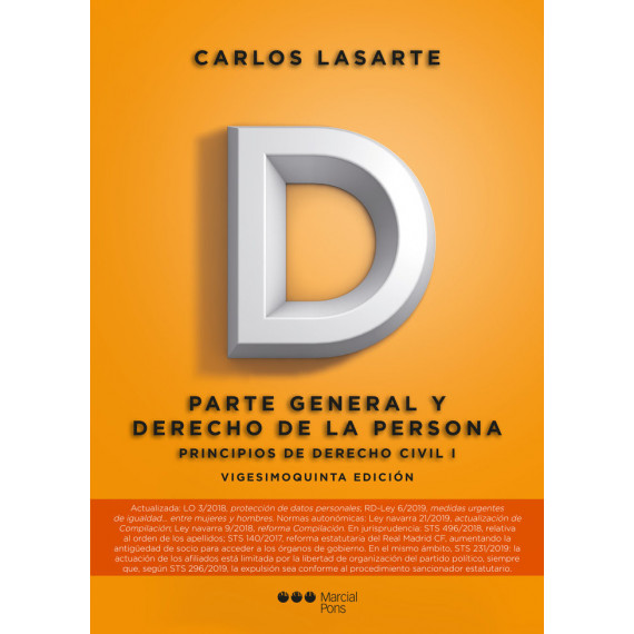 Principios de Derecho Civil VOL.1 - Parte General Der Perso Principios de Derecho Civil VOL.1 - Parte General Der Perso