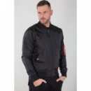 Chaquetas Hombre Chaqueta ALPHA INDUSTRIES Tipo Aviador MA-1 Tt Black