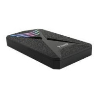 Caja TOOQ Ssd/hdd 2.5" Rgb USB 3.0 Negra (TQE-2550RGB)