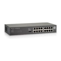 Switch LEVELONE 16P 10/100/1000 Negro (GEU-1621)